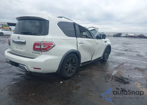 2017 Nissan Armada Platinum from USA, damaged, VIN JN8AY2NE2H9706623